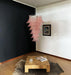 Murano Pink Felch Spiral Chandelier-DWHOME