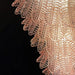 Murano Pink Felch Spiral Chandelier-DWHOME