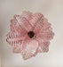 Murano Pink Felch Spiral Chandelier-DWHOME
