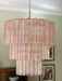 Murano Pink Glass Tube Chandelier-DWHOME