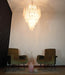 Murano Pink Petals Glass Chandelier-DWHOME