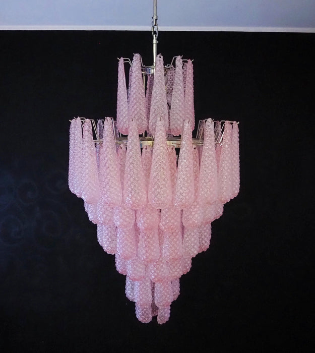 Murano Pink Petals Glass Chandelier-DWHOME