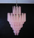 Murano Pink Petals Glass Chandelier-DWHOME
