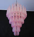 Murano Pink Petals Glass Chandelier-DWHOME