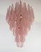 Murano Pink Petals Glass Chandelier-DWHOME