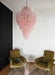 Murano Pink Petals Glass Chandelier-DWHOME