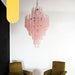 Murano Pink Petals Glass Chandelier-DWHOME