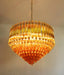 Murano Prisms Amber Chandelier-DWHOME