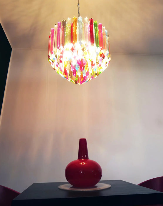 Murano Prisms Multicolored Chandelier-DWHOME