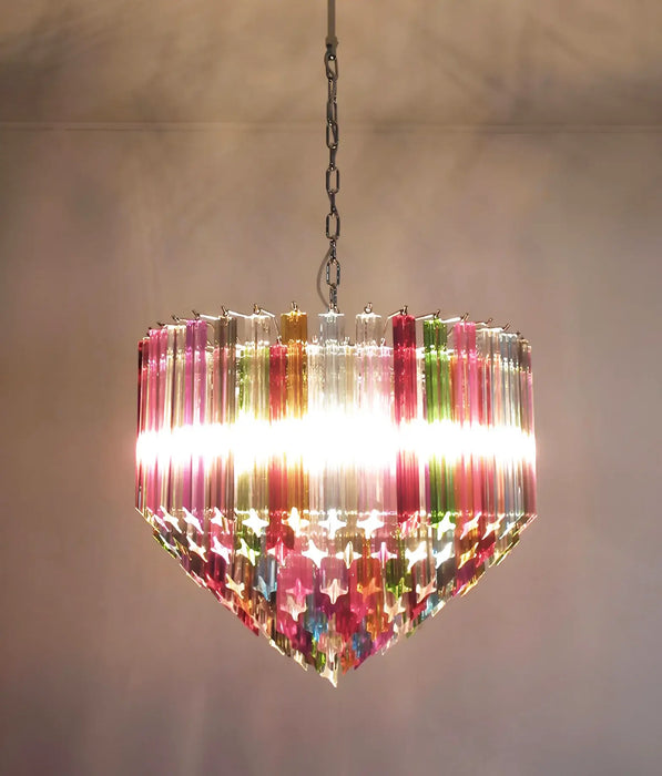 Murano Prisms Multicolored Chandelier-DWHOME