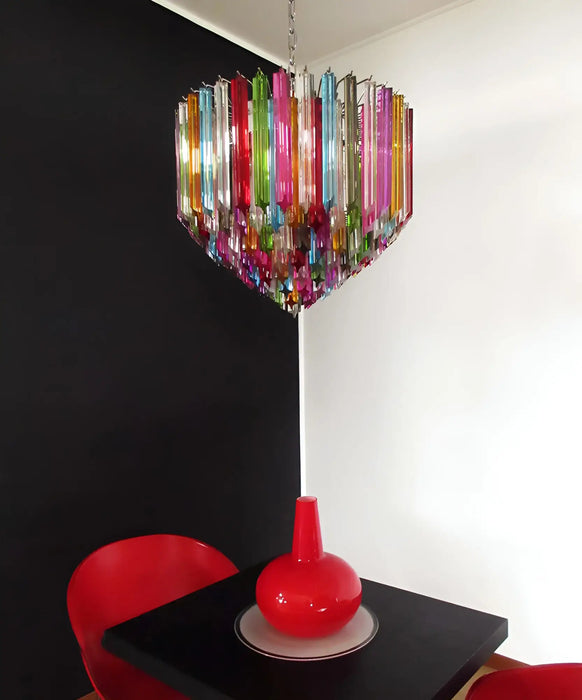 Murano Prisms Multicolored Chandelier-DWHOME