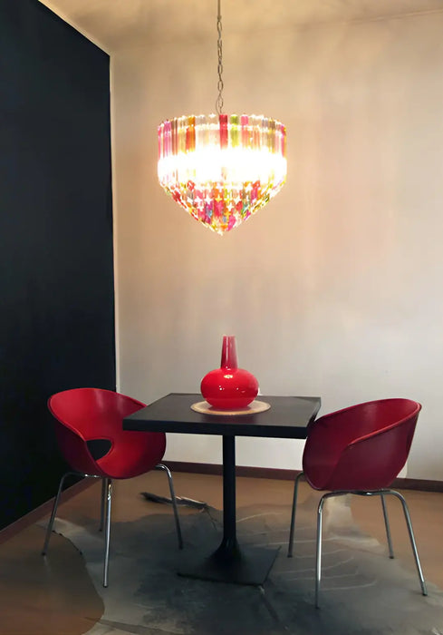 Murano Prisms Multicolored Chandelier-DWHOME