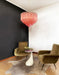 Murano Quadriedri Prisms Pink Chandelier-DWHOME