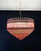 Murano Quadriedri Prisms Pink Chandelier-DWHOME