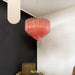 Murano Quadriedri Prisms Pink Chandelier-DWHOME