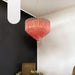 Murano Quadriedri Prisms Pink Chandelier-DWHOME