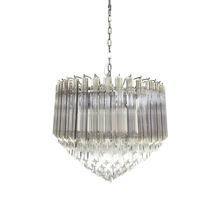 Murano Quadriedri Prisms Transparent Chandelier-DWHOME