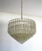 Murano Quadriedri Prisms Transparent Chandelier-DWHOME