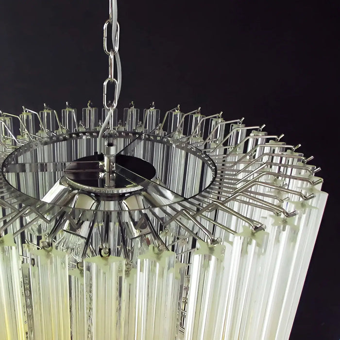 Murano Quadriedri Prisms Transparent Chandelier-DWHOME