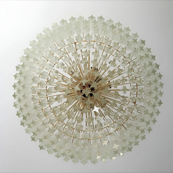 Murano Quadriedri Prisms Transparent Chandelier-DWHOME