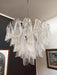 Murano Glass Leaves Transparent Chandelier-DWHOME
