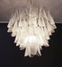 Murano Glass Leaves Transparent Chandelier-DWHOME