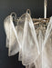 Murano Glass Leaves Transparent Chandelier-DWHOME