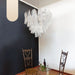 Murano Glass Leaves Transparent Chandelier-DWHOME