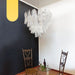 Murano Glass Leaves Transparent Chandelier-DWHOME