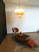 Murano Shaded Amber Prism Chandelier-DWHOME