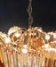 Murano Shaded Amber Prism Chandelier-DWHOME