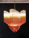Murano Shaded Amber Prism Chandelier-DWHOME