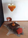 Murano Shaded Amber Prism Chandelier-DWHOME
