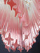 Murano Shaded Pink Prism Chandelier-DWHOME