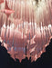 Murano Shaded Pink Prism Chandelier-DWHOME