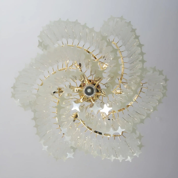Murano Shaded Trasparent Prism Chandelier-DWHOME