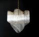 Murano Shaded Trasparent Prism Chandelier-DWHOME