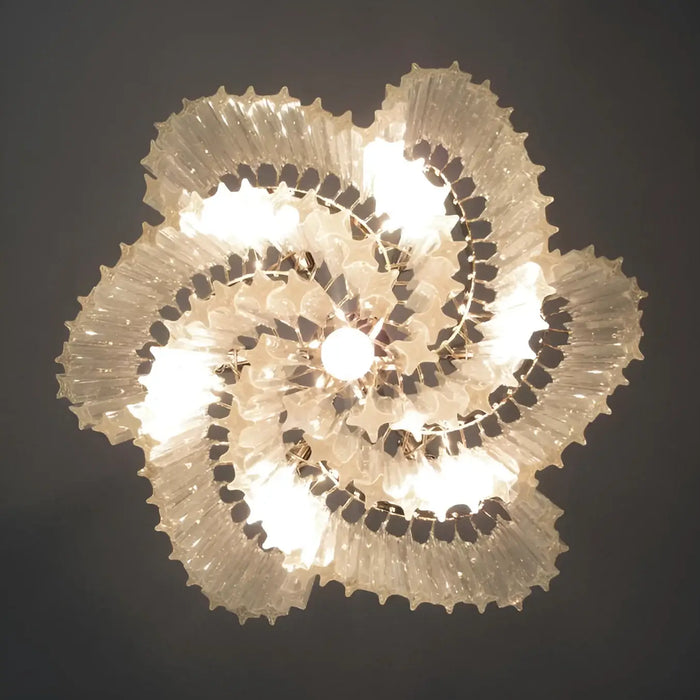 Murano Shaded Trasparent Prism Chandelier-DWHOME