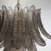 Murano Smoked Ferns Glass Chandelier-DWHOME