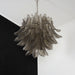 Murano Smoked Ferns Glass Chandelier-DWHOME