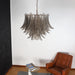 Murano Smoked Ferns Glass Chandelier-DWHOME