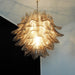 Murano Smoked Ferns Glass Chandelier-DWHOME