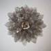 Murano Smoked Ferns Glass Chandelier-DWHOME