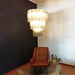 Murano Smoked Glass Tube Chandelier-DWHOME