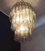 Murano Smoked Glass Tube Chandelier-DWHOME