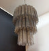 Murano Smoked Glass Tube Chandelier-DWHOME