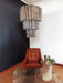 Murano Smoked Glass Tube Chandelier-DWHOME