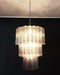 Murano Smoked Glass Tube Chandelier-DWHOME