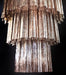 Murano Smoked Glass Tube Chandelier-DWHOME