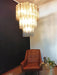 Murano Smoked Glass Tube Chandelier-DWHOME